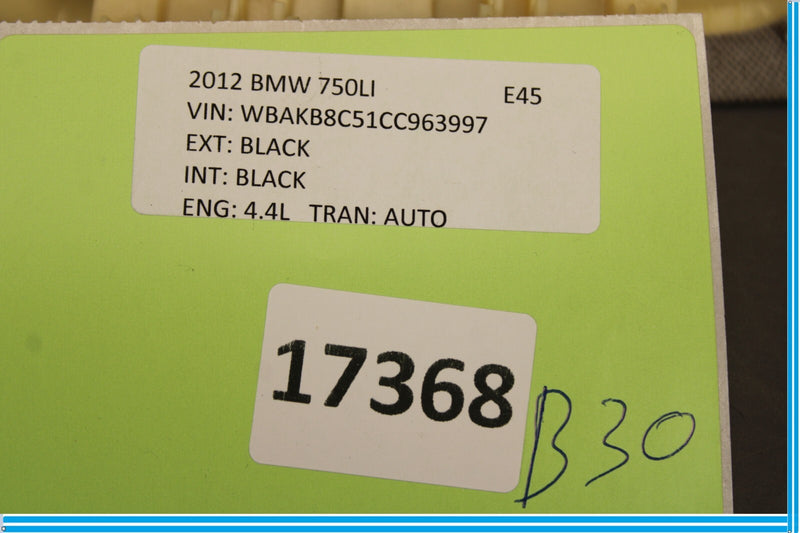 Load image into Gallery viewer, 09-15 BMW 750Li F01 F02 Left Driver Side Upper B Pillar Trim Cover Panel Oem
