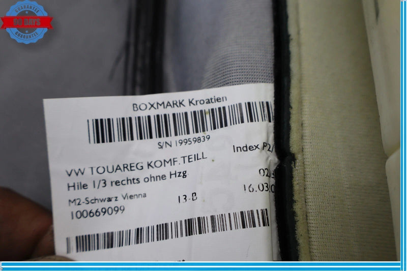 Load image into Gallery viewer, 11-17 Volkswagen VW Touareg Rear Right Passenger Side Upper Seat Cushion OEM

