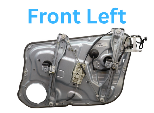 11-13 Hyundai Equus SIG Front Left Driver Side Window Regulator W/ Panel Oem