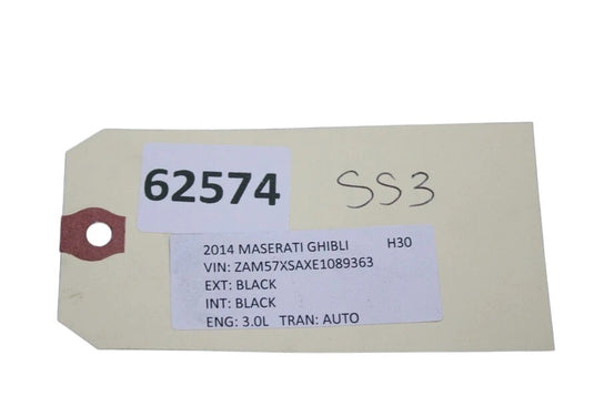14-17 Maserati Ghibli Right Side Rocker Skirt Molding Trim Panel 06700288400 Oem