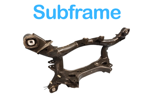 12-18 BMW 328i 320i F30 RWD Rear Suspension Crossmember Subframe W/ Sway Bar Oem