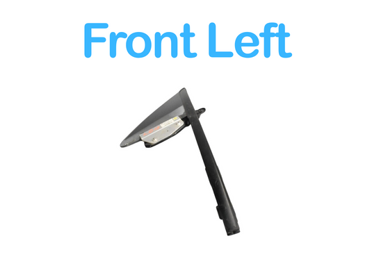 07-11 Bentley Continental Front Left Driver Vent Window Glass 3W7845113A Oem