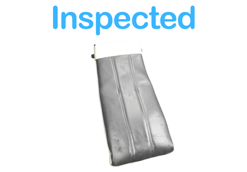 Load image into Gallery viewer, 03-06 Bentley Continental Front Right Side Seat Upper Backrest Cushion Black OEM
