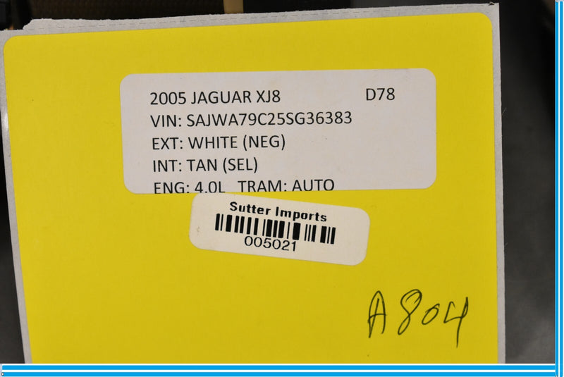 Load image into Gallery viewer, 04-09 Jaguar X350 XJ8 Rear Left Driver Side Seatbelt Seat Belt Retractor Oem
