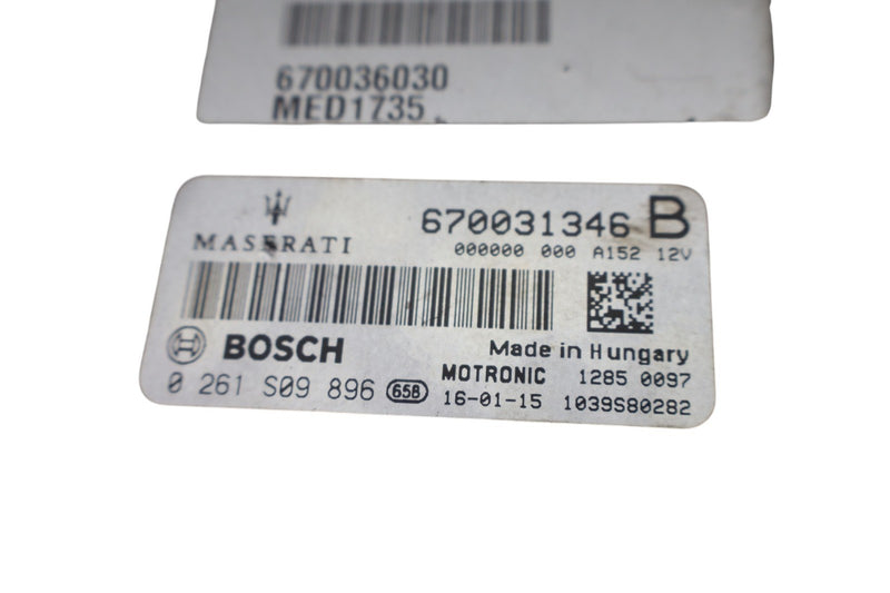 Load image into Gallery viewer, 14-24 Maserati Ghibli ECM ECU Engine Computer Control Module Unit 670031346B Oem
