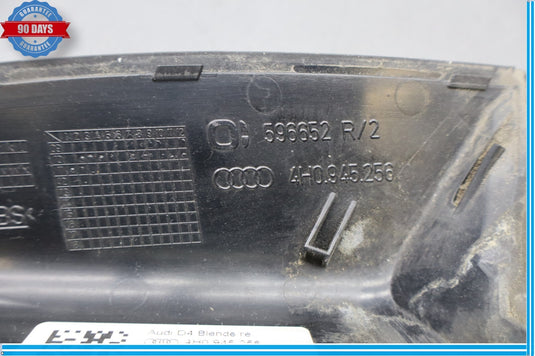 11-14 Audi A8 Quattro Rear Right Side Tail Light Lower Inner Trim Cover Oem
