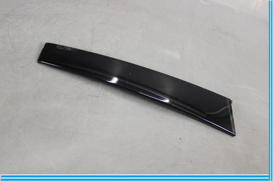 11-18 Audi A8 Rear Left Driver Exterior Door B Pillar Molding Trim Black Oem