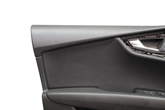 12-15 Audi A7 Quattro RS7 Front Left Driver Side Interior Door Panel Black Oem