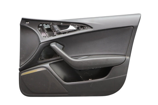 12-18 Audi A6 Quattro Front Right Passenger Side Interior Door Panel Black Oem