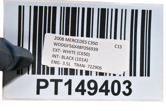 08-14 Mercedes C250 W204 Front Passenger Side Interior Door Panel Cover OEM