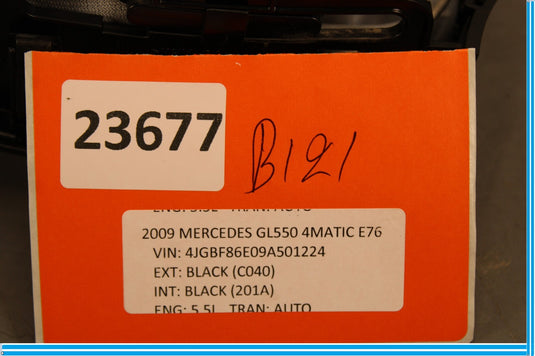 06-12 Mercedes GL450 GL550 Steering Column Trim Shroud Cover Black Oem