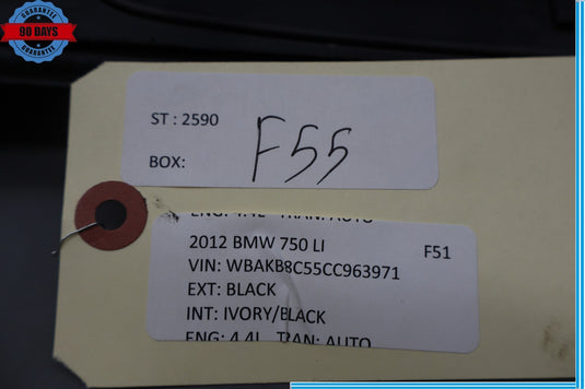 09-15 BMW 750Li F01 F02 Rear Left Driver Side Door Sill Scuff Plate Trim Oem