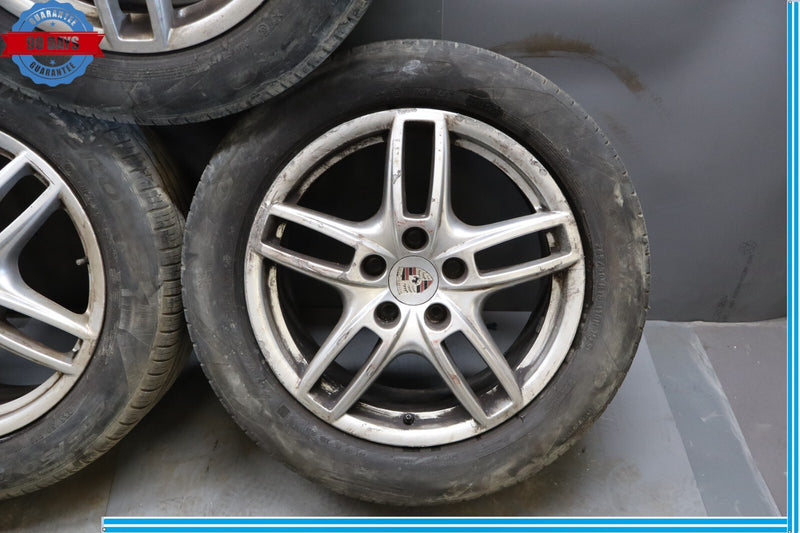 Load image into Gallery viewer, Porsche Cayenne 958 8.5 X 19 19" Wheel Rim Silver 7P5601025A Set of 4 Oem
