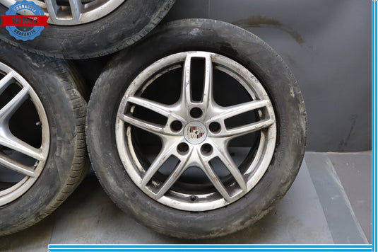 Porsche Cayenne 958 8.5 X 19 19" Wheel Rim Silver 7P5601025A Set of 4 Oem