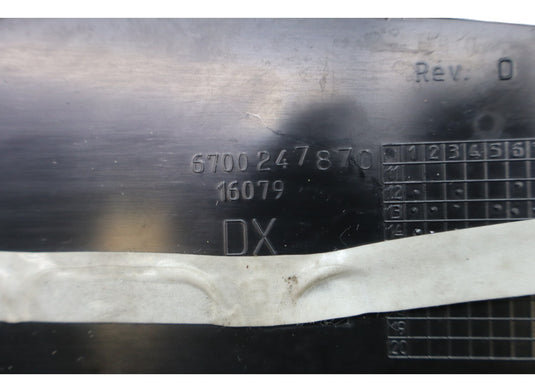 14-17 Maserati Ghibli M157 Front Right Side Door Exterior Pillar Black Oem