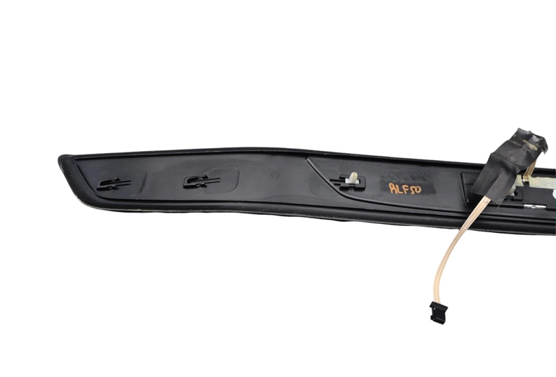 Load image into Gallery viewer, 09-15 BMW 740i 750Li Rear Left Driver Side Door Sill Scuff Plate Trim Black Oem
