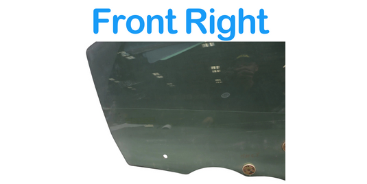 02-10 Lexus SC430 Front Right Passenger Side Door Window Auto Glass Panel OEM