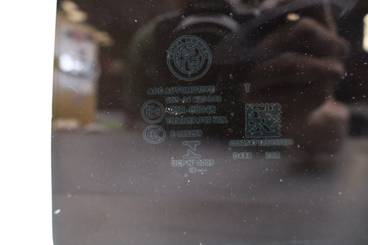 17-23 Alfa Romeo Giulia Rear Left Driver Side Door Window Auto Glass Oem