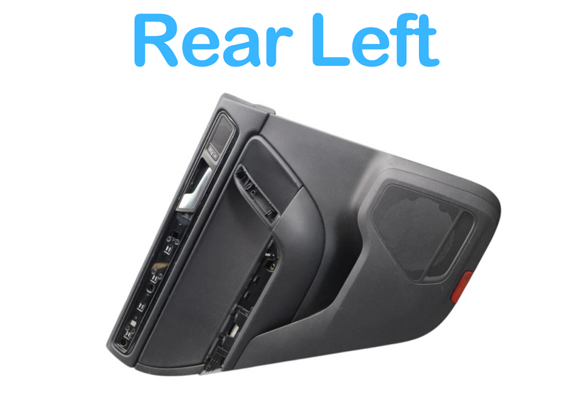 Load image into Gallery viewer, 11-14 Volkswagen Touareg Rear Left Driver Side Door Panel Cover Trim Black Oem
