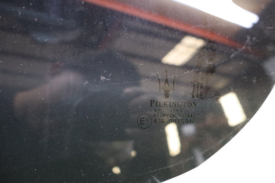 03-13 Maserati Quattroporte M139 S Rear Left Side Door Window Auto Glass Oem