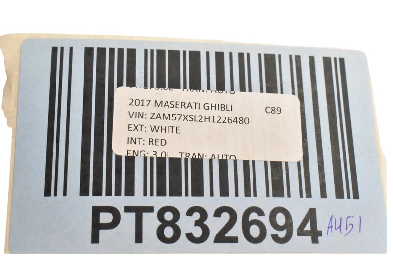 Load image into Gallery viewer, 14-20 Maserati Ghibli Trunk Lid Handle License Plate Light Molding 670146233 OEM
