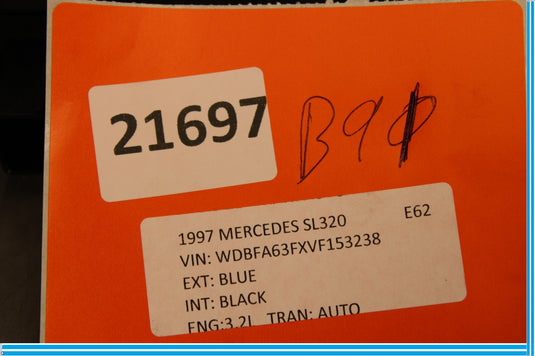 90-02 Mercedes SL500 SL320 R129 Memory Control Module Unit ECU Oem