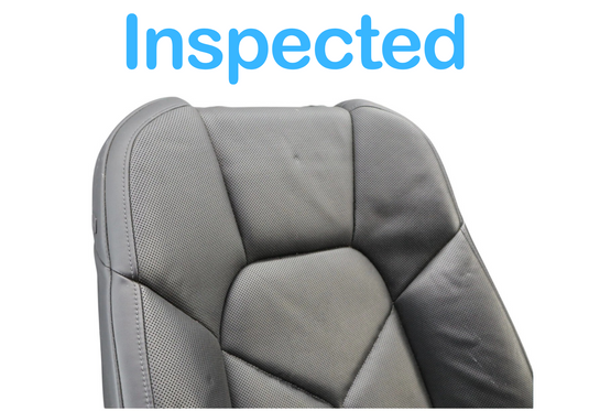 11-18 Porsche Cayenne 958 Front Right Side Seat Upper Cover Cushion Black Oem