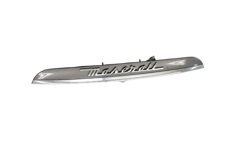 Load image into Gallery viewer, 14-17 Maserati Ghibli S Rear Trunk License Plate Light Cover Trim W/ Camera Oem

