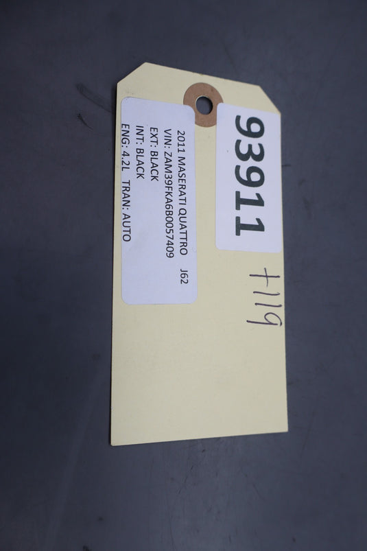 03-13 Maserati Quattroporte M139 Rear Right Trunk Storage Compartment Cover Oem