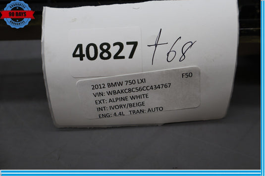 09-15 BMW 750Li XDrive Dash Dashboard Center Lower Bezel Panel Trim Oem