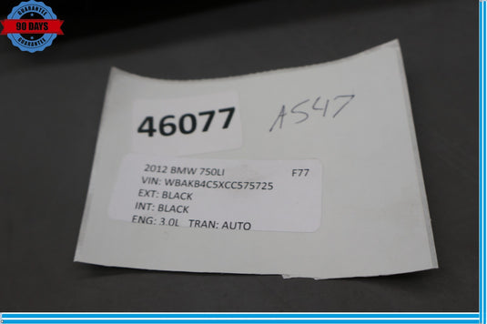 09-12 BMW 750Li Front Right Passenger Seat Adjust Switch Control Button Oem