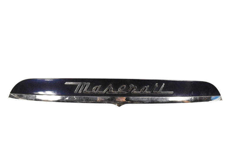 Load image into Gallery viewer, 14-17 Maserati Ghibli Rear Trunk License Plate Light Cover Trim 670010759 OEM
