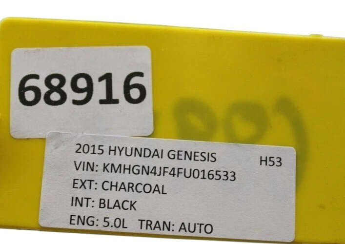 Load image into Gallery viewer, 15-16 Hyundai Genesis Rear Trunk Lid Shell Panel Assembly Black 69200-B1020 OEM
