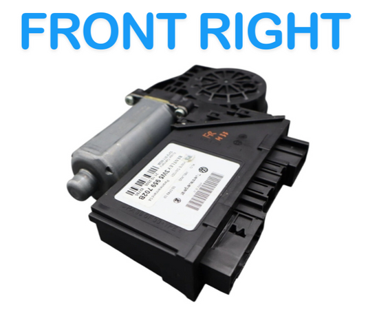 06-09 Bentley Continental Front Right Window Regulator Motor 3W5959702B OEM