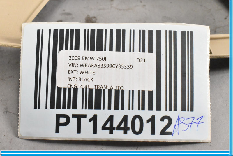 Load image into Gallery viewer, 09-12 BMW 750i 750Li F02 F01 Front Right Seat Switch Cover Panel Trim Oem
