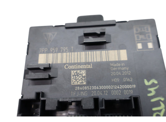 11-17 Porsche Cayenne 958 S Rear Left Driver Side Door Control Module Unit Oem