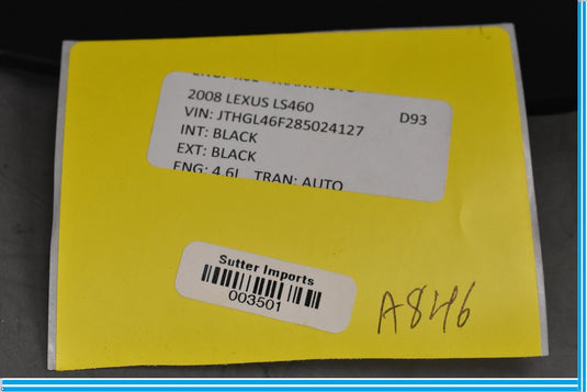 07-12 Lexus LS460 Steering Column Upper & Lower Trim Cover Panel Oem