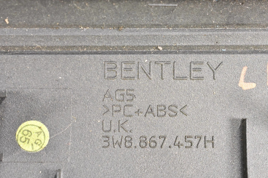 03-10 Bentley Continental GT Front Left Driver Side Interior A Pillar Trim Oem