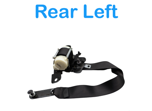 10-17 BMW 535i GT xDrive Rear Left Side Seat Safety Belt Seatbelt Retractor Oem