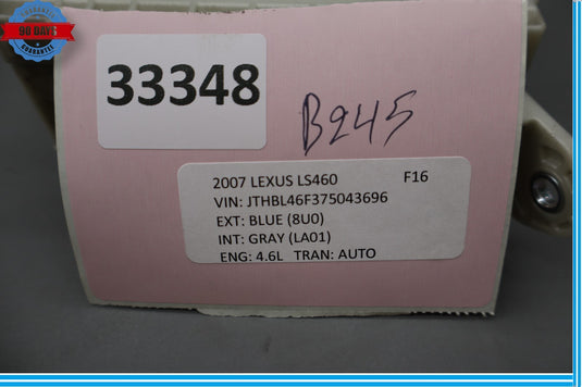 07-09 Lexus LS460 Front Left Driver Side Interior Junction Fuse Box Oem
