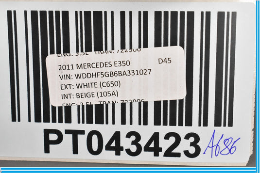 08-16 Mercedes E350 C250 C300 GLK350 W207 Ac A/c Heater Blower Motor Oem