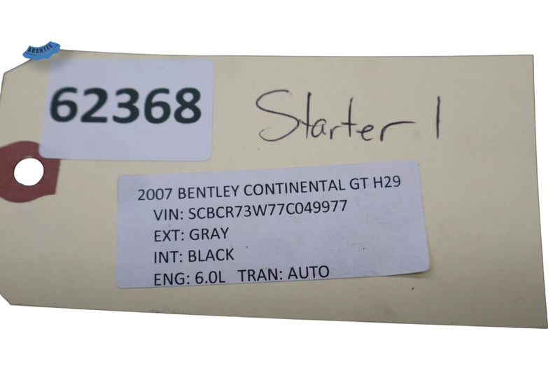 Load image into Gallery viewer, 05-12 Bentley Continental GT Flying Spur GTC Speed Engine Motor Starter Oem
