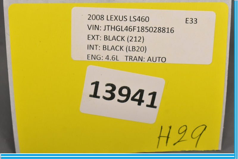 Load image into Gallery viewer, 07-09 Lexus LS460 Front Left Driver Side Upper Seat Head Rest Black Oem
