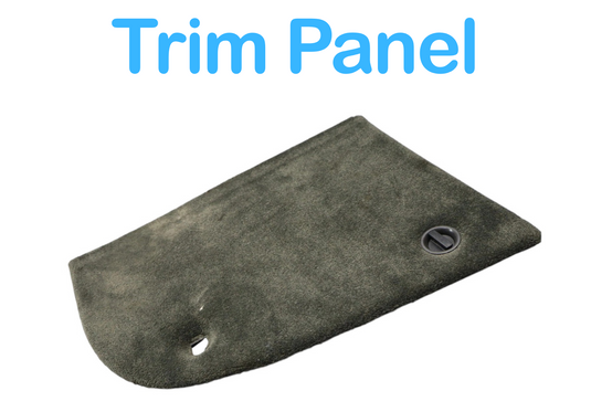 06-12 Bentley Continental Right Rear Trunk Battery Door Trim Panel Oem