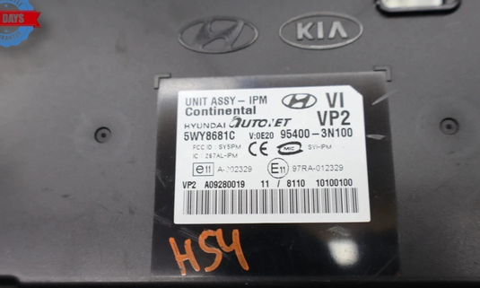 11-13 Hyundai Equus SIG Anti-Theft Computer Control Module ECU 95400-3N100 Oem