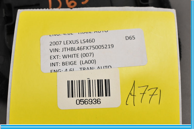 Load image into Gallery viewer, 07-09 Lexus LS460 Rear Trunk Service Hole Trim Cover 64718-50040 Oem
