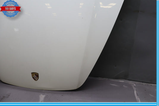 11-14 Porsche Cayenne 958 S Hood Panel Shell Assembly White Oem