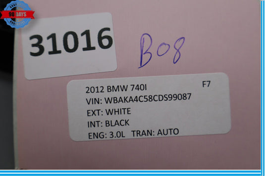 09-15 BMW 740i 740Li 750i Front Right Side Door Corner Tweeter Speaker Oem