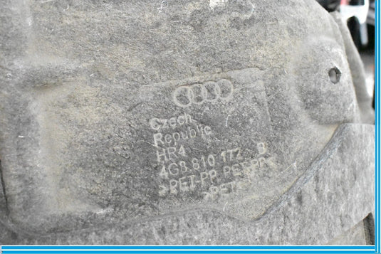 12-17 Audi A7 Quattro Rear Right Passenger Side Fender Liner Splash Shield OEM