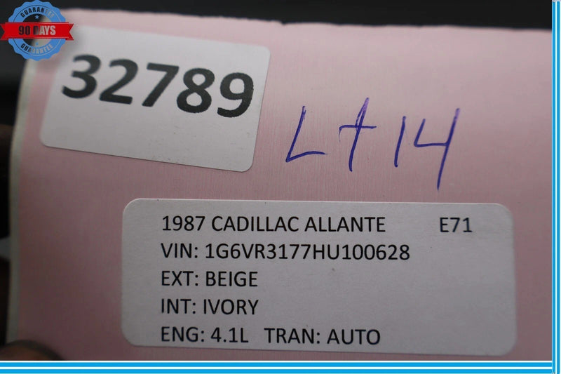 Load image into Gallery viewer, 87-92 Cadillac Allante Front Right Passenger Side Upper Door Trim Oem
